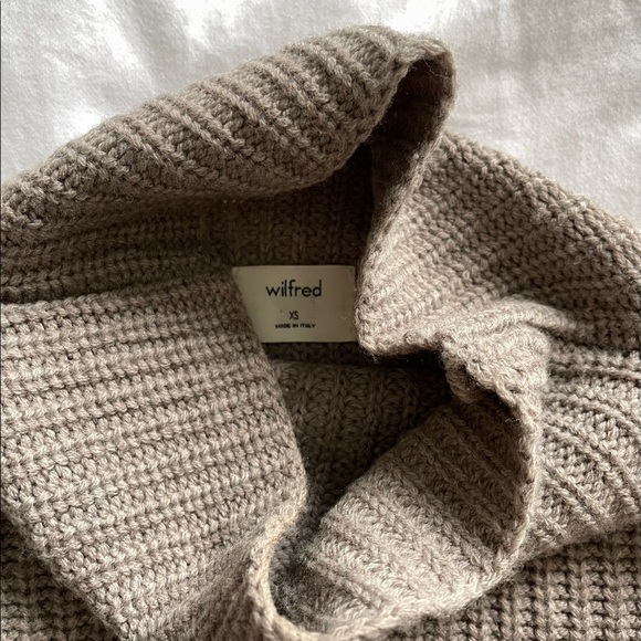 Montpellier Turtleneck Sweater Dress in size XS Taupey Green - Picture 2 of 2